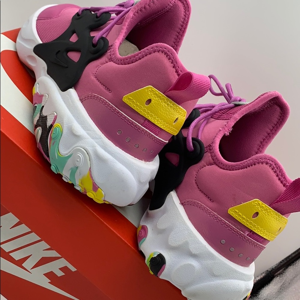 Nike React Presto MC GS Cosmic Fuchsia Emerald Ris - Picture 6 of 16